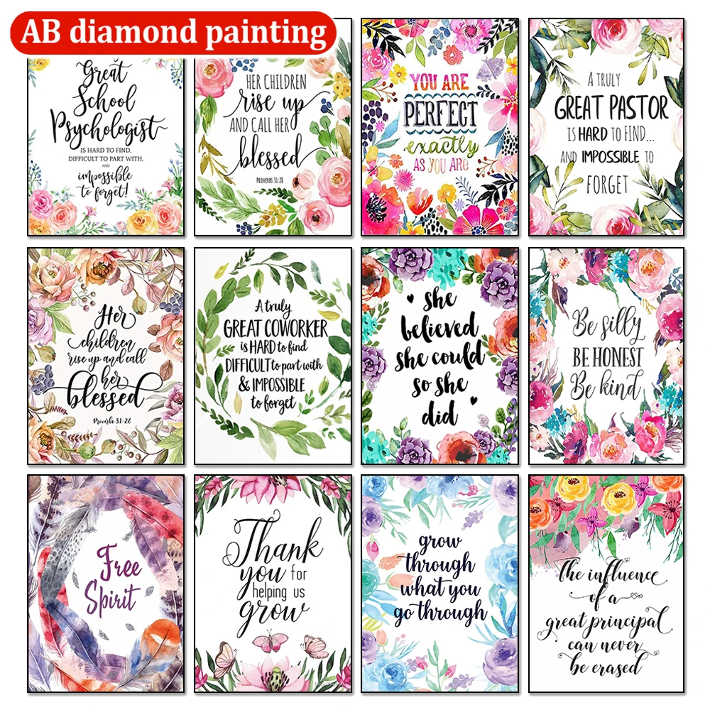 Embroidery Lovers - 5D DIY Diamond Painting Kit Blessing