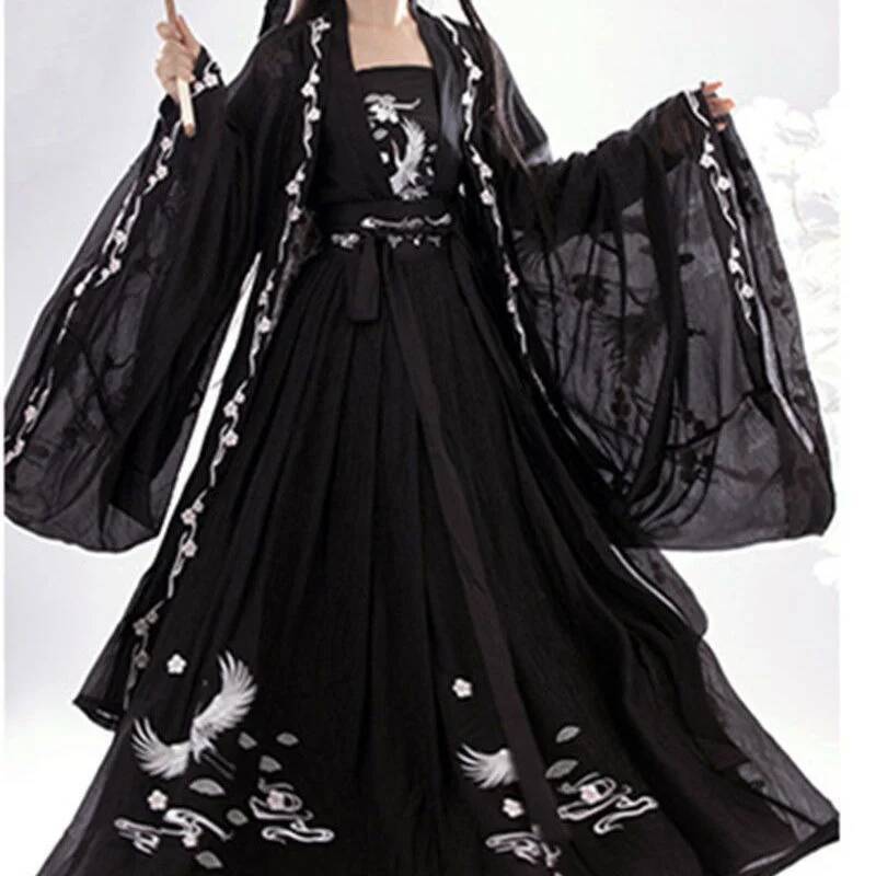 Embroidery Shirt - Chinese Ancient Hanfu Women's Heavy Industry