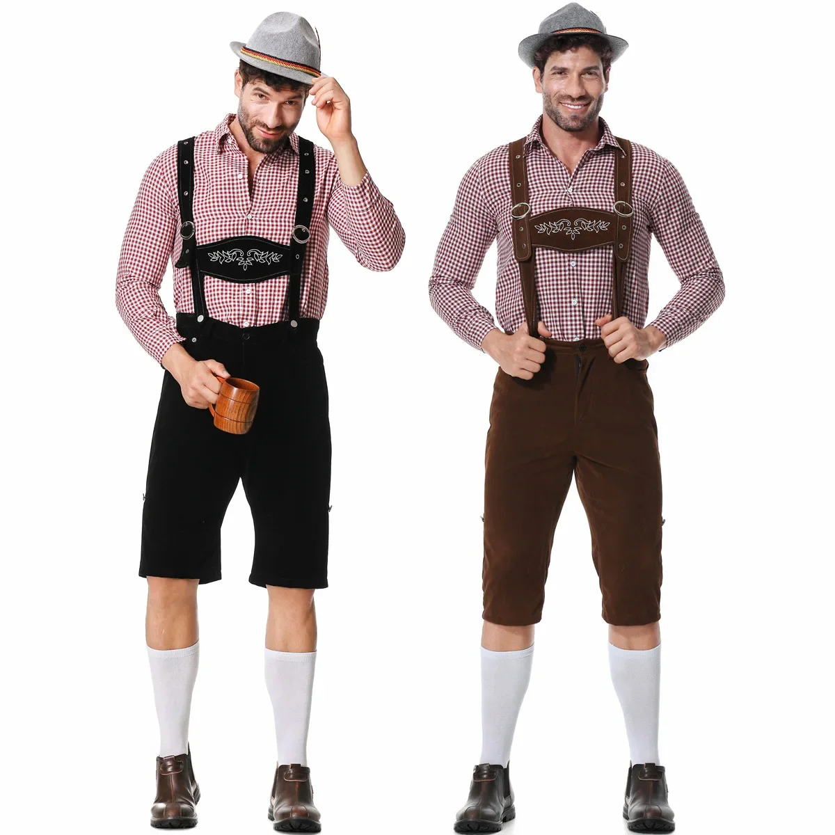 Embroidery Shirt - Germany Munich Traditional Oktoberfest Carnival Clothing