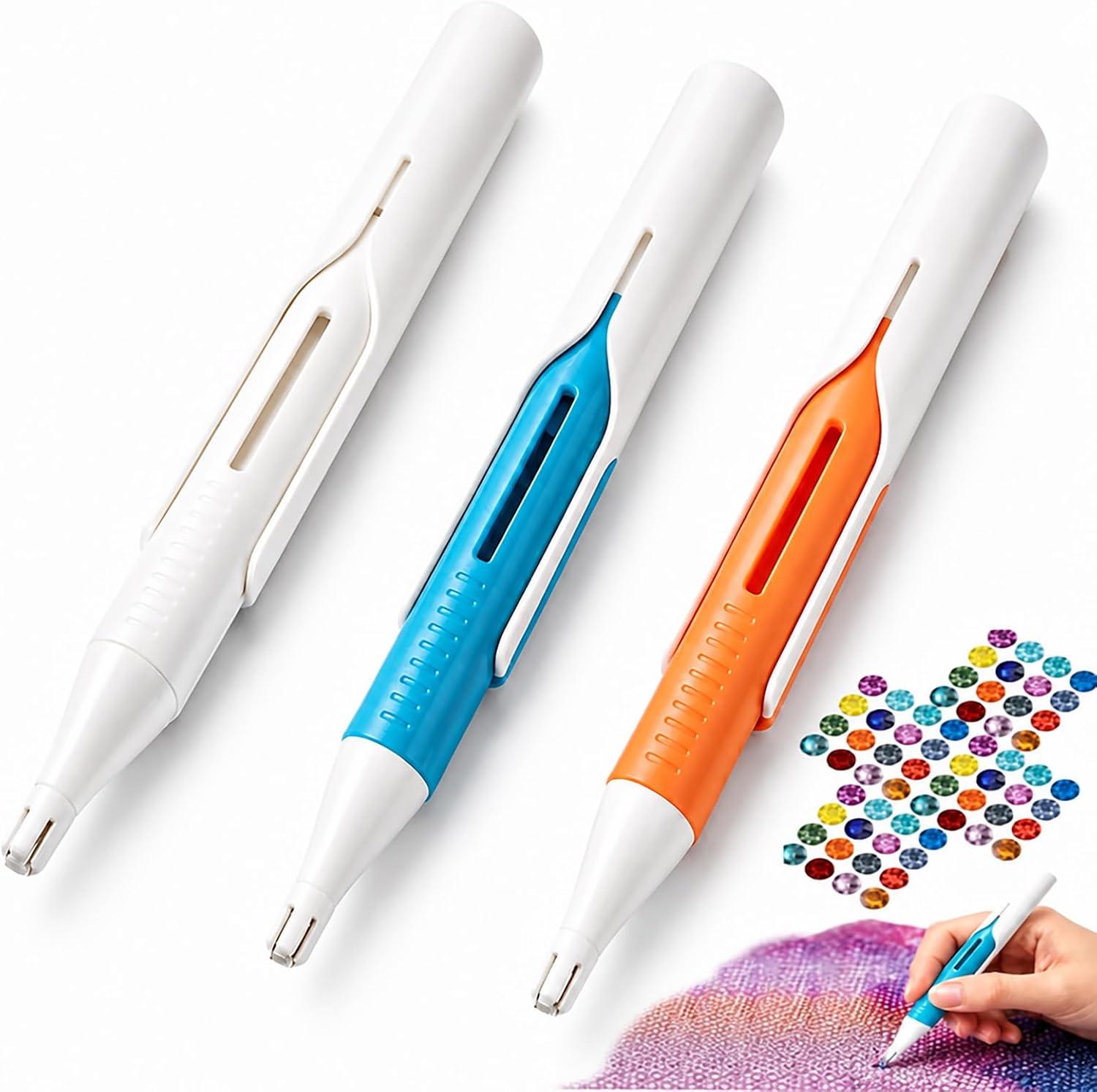 Embroidery Needle Pen - Automatic Diamond Painting Bead Dispenser for