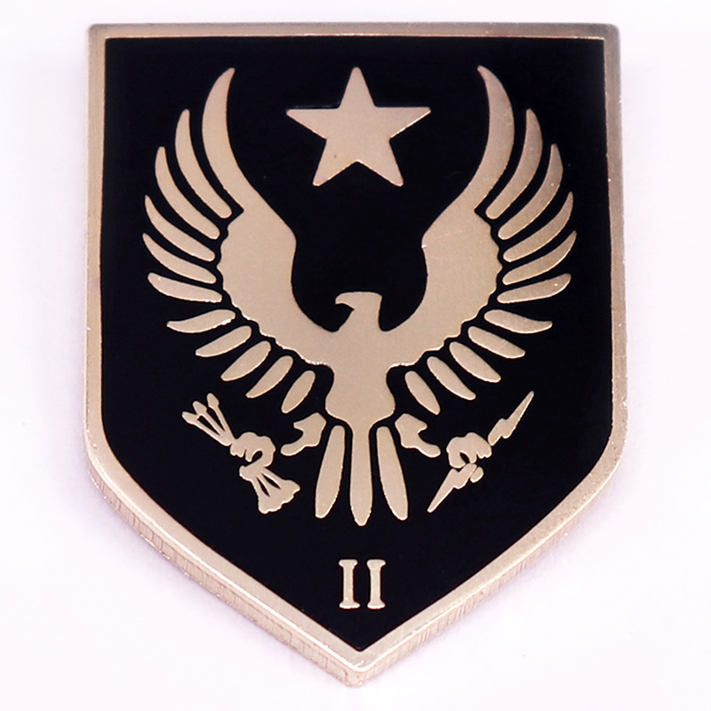 Embroidery Alpha - Spartan-II Program Logo Enamel Pin Halo