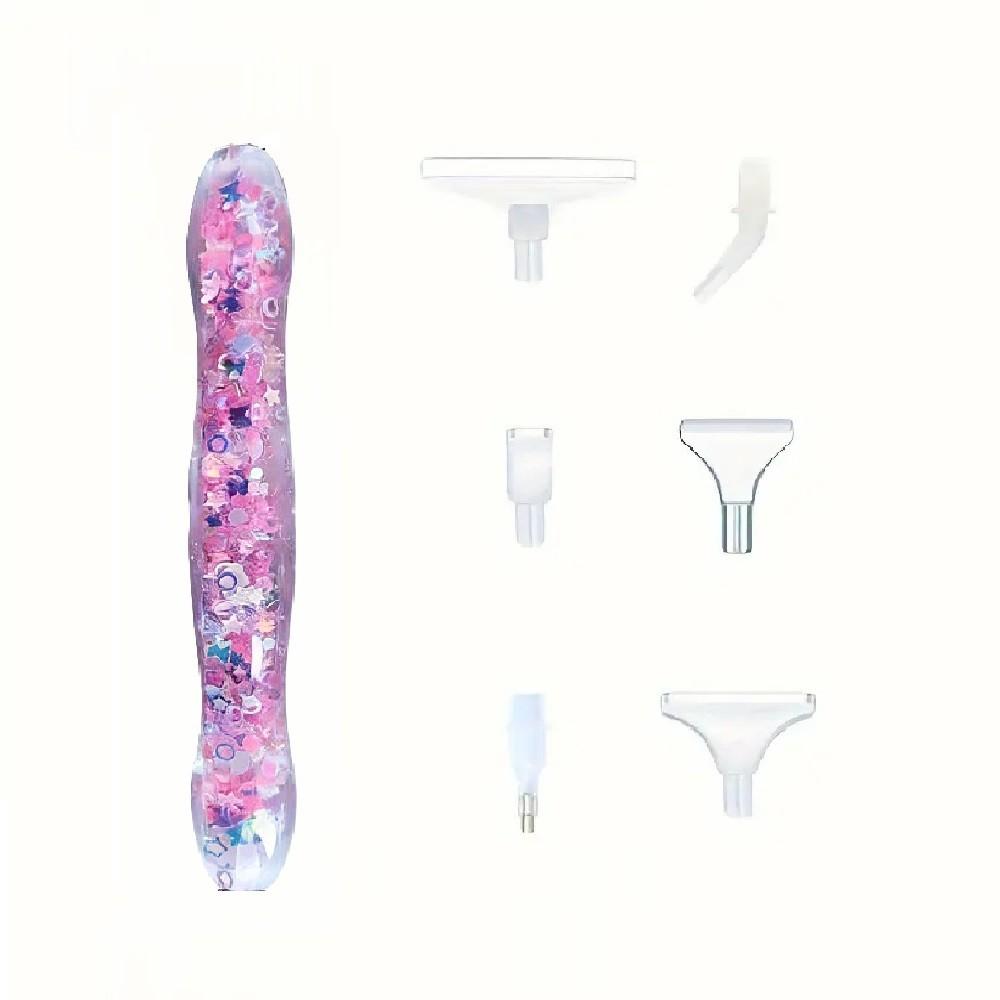 Embroidery Needle Pen - Diamond Painting Glow-In-The-Dark Dotting Pen DIY