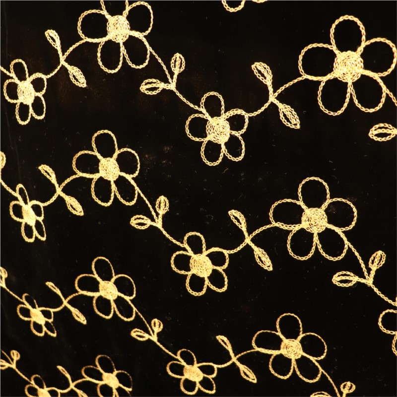 The fabric of sleeping dress e - огляд і ціна Velvet Fabric Embroidery