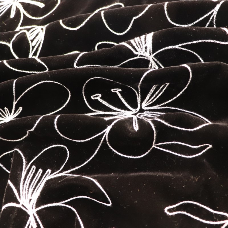 The fabric of sleeping dress e - огляд і ціна Velvet Fabric Embroidery