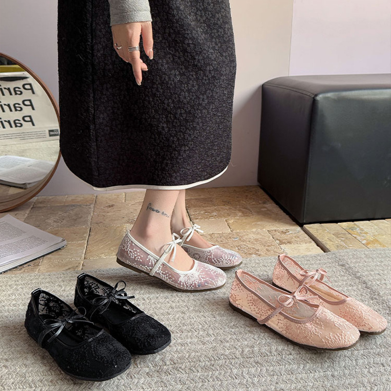 Women's Gentle Ballet Flat Sho - огляд і ціна Embroidery Lace
