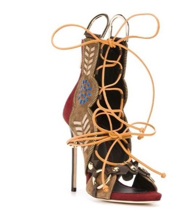 Thin High Heel Peep Toe Design - огляд і ціна Embroidery Lace