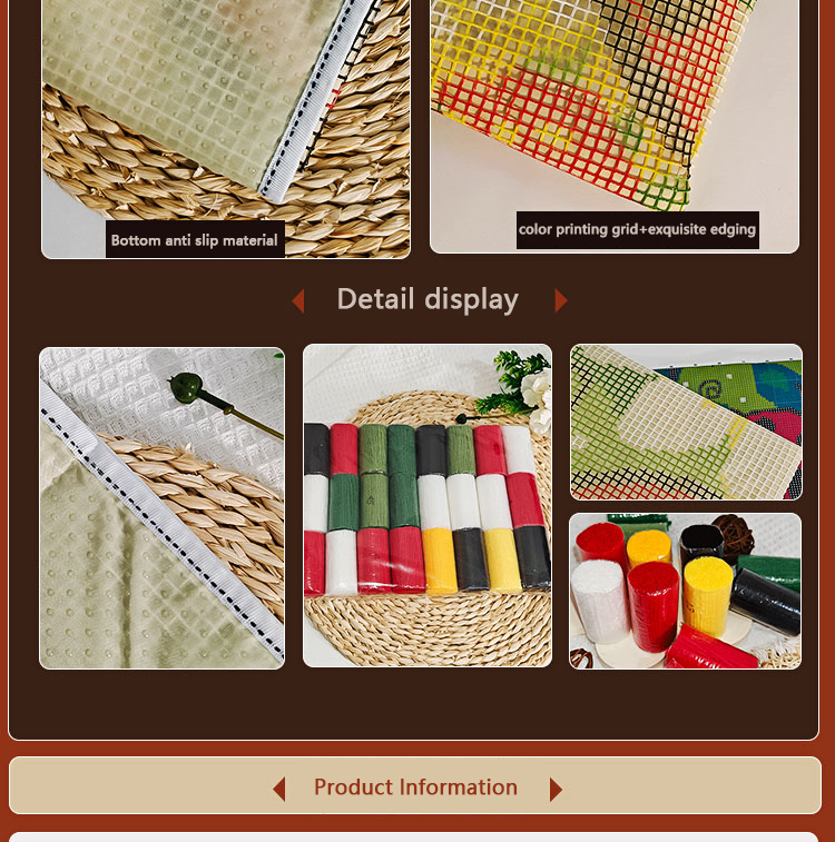 Bee latch hook kit rug canvas  - огляд і ціна Embroidery Kiss