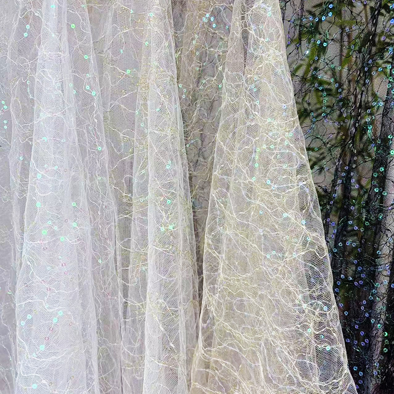 4 Colors French Tulle Evening  - огляд і ціна Embroidery Abaya
