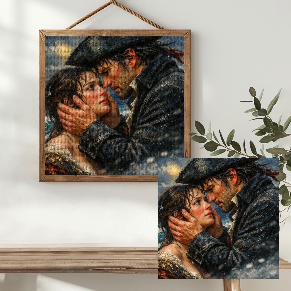 1pc 40X40CM/15.74inch Couple s - огляд і ціна Embroidery Lovers