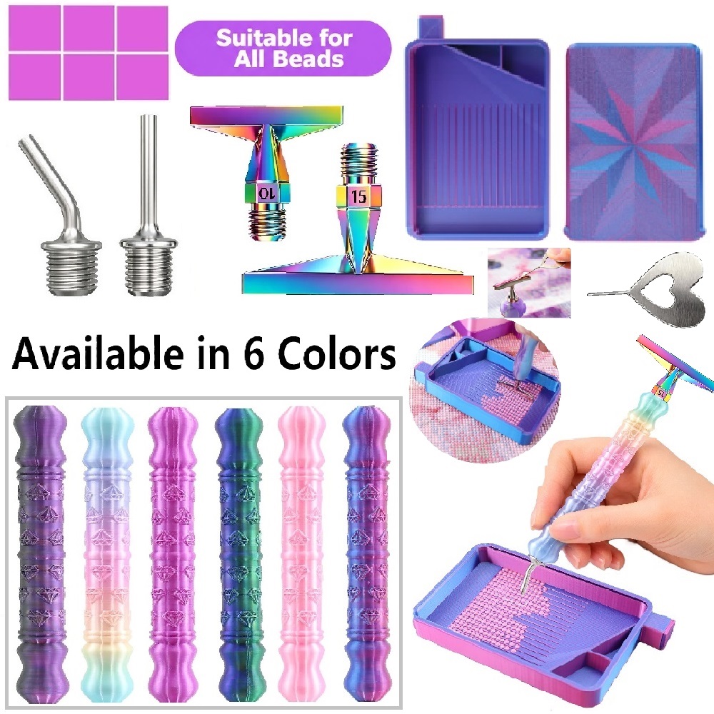3D Diamond Pattern Dotting Pen - огляд і ціна Embroidery Needle Pen