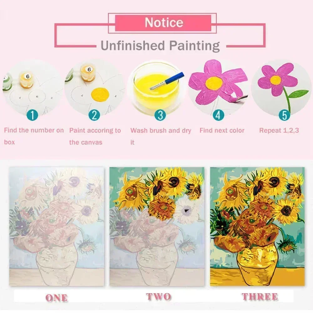 DIY Oil Painting By Numbers Ge - огляд і ціна Embroidery Translate