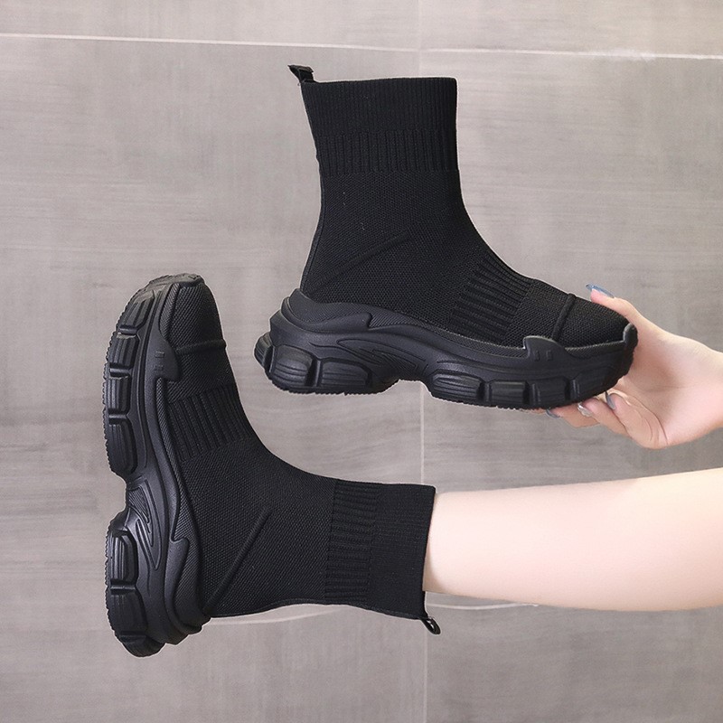 Sock boots women's summer new  - огляд і ціна Embroidery Lace