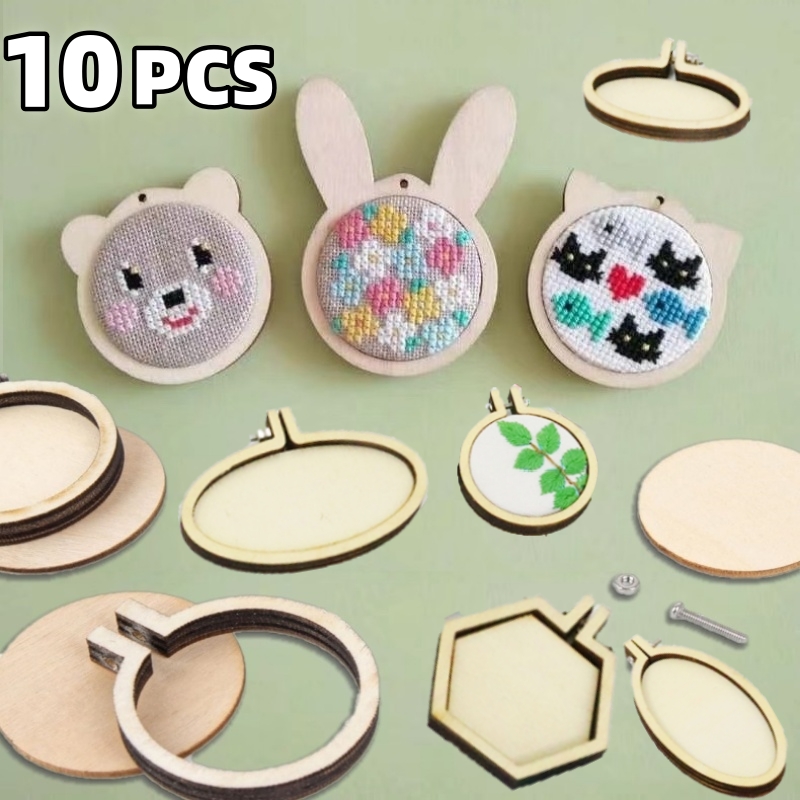 10PCS Mini Embroidery Hoop Woo - огляд і ціна Embroidery Ring