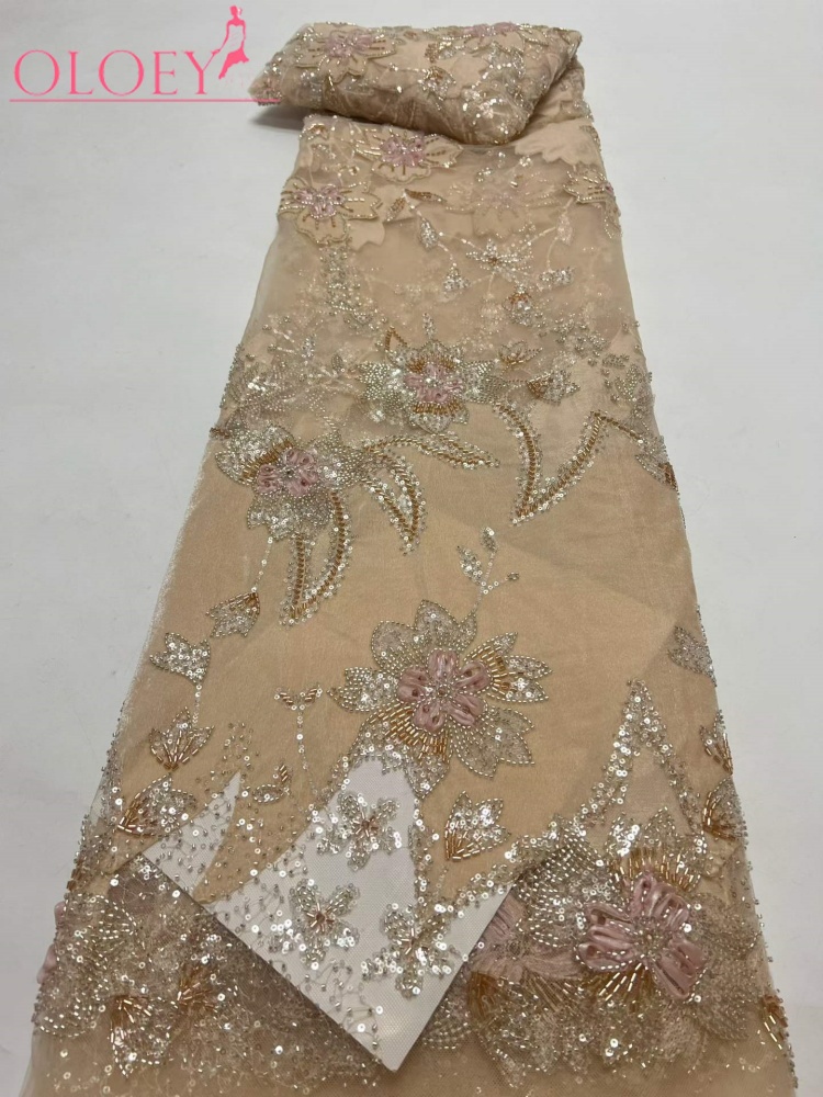 OLOEY  Velvet African Sequins  - огляд і ціна Velvet Fabric Embroidery
