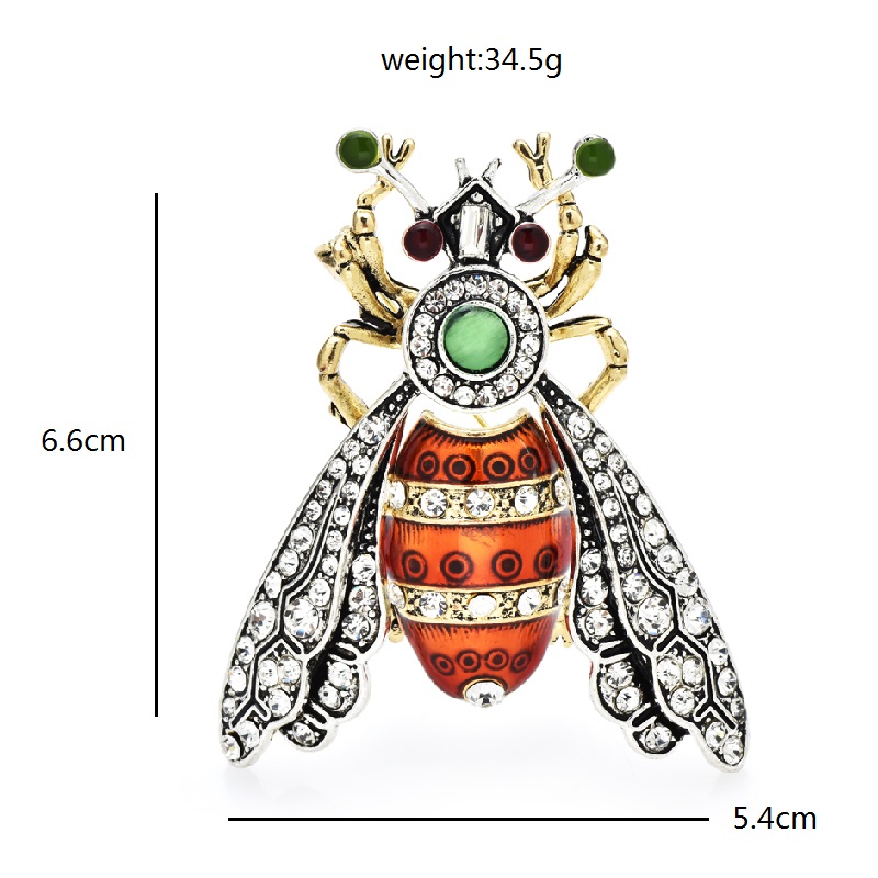 Wuli&baby Vintage Bee Brooches - огляд і ціна Embroidery Kiss