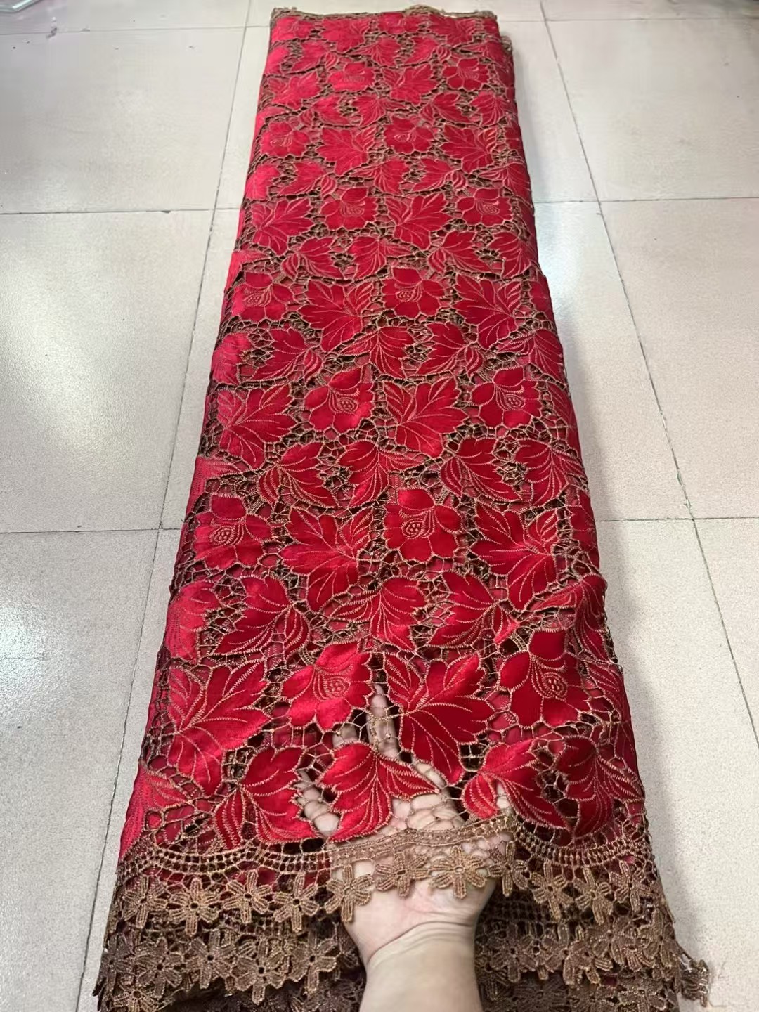 African Velvet Lace Fabric 5 Y - огляд і ціна Velvet Fabric Embroidery