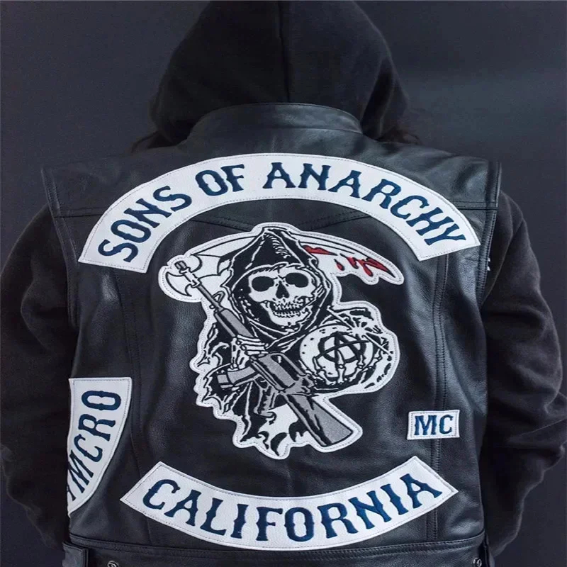 ABC123Leather Men Motorcycle C - огляд і ціна Embroidery Dress