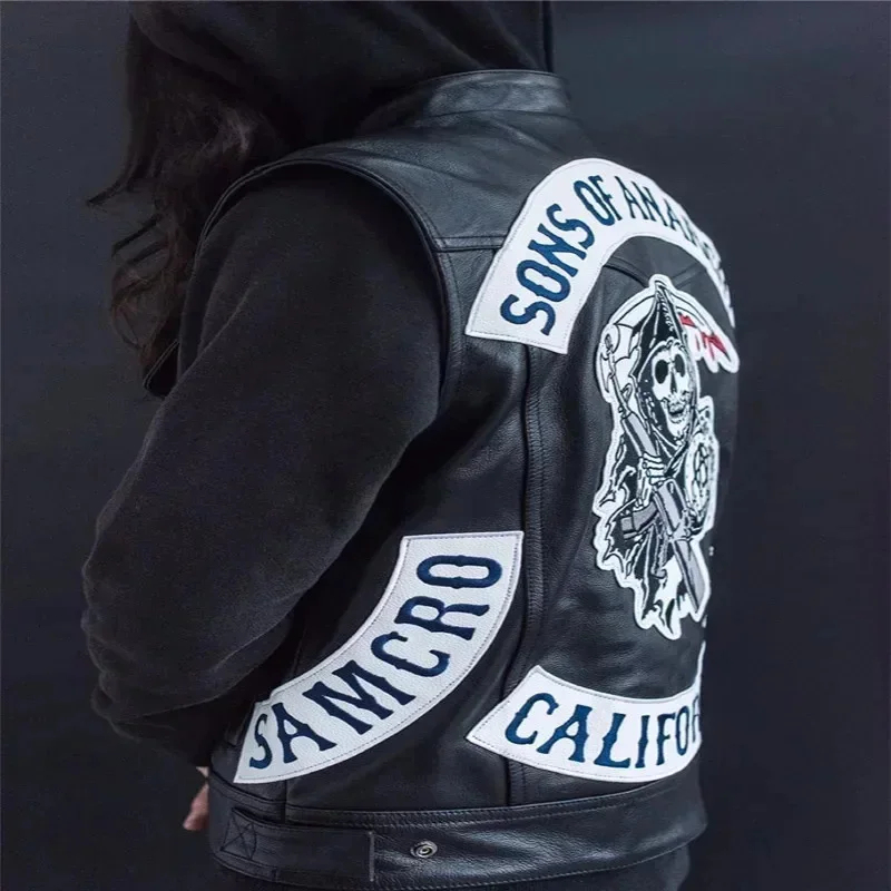 ABC123Leather Men Motorcycle C - огляд і ціна Embroidery Dress