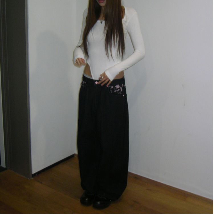 Sakura Embroidery High Waist W - огляд і ціна Embroidery Jeans Sakura
