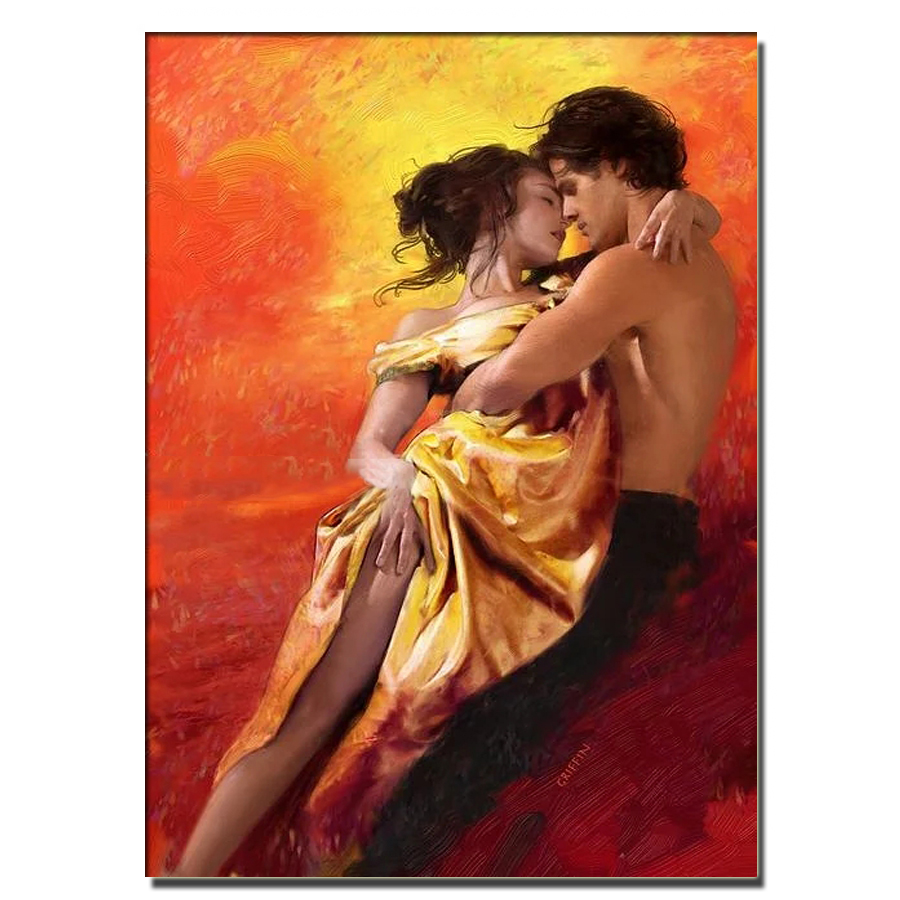 5D Diy Diamond Painting Couple - огляд і ціна Embroidery Kiss