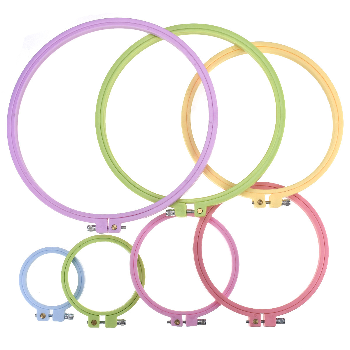 1/7pcs 7-25cm Plastic Embroide - огляд і ціна Embroidery Ring