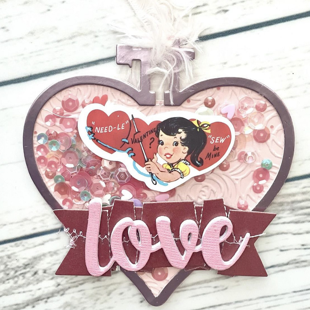 KSCRAFT Heart Embroidery Hoop  - огляд і ціна Embroidery Ring