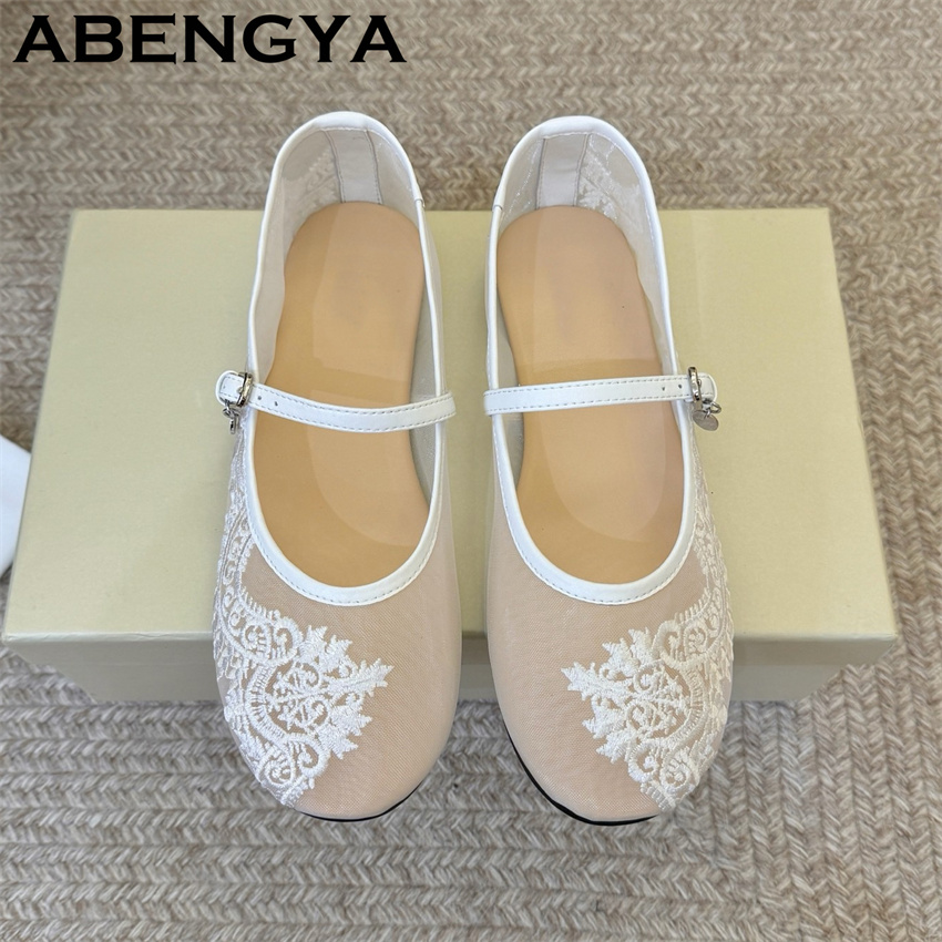 Lace Embroidery Flat Shoes for - огляд і ціна Embroidery Lace