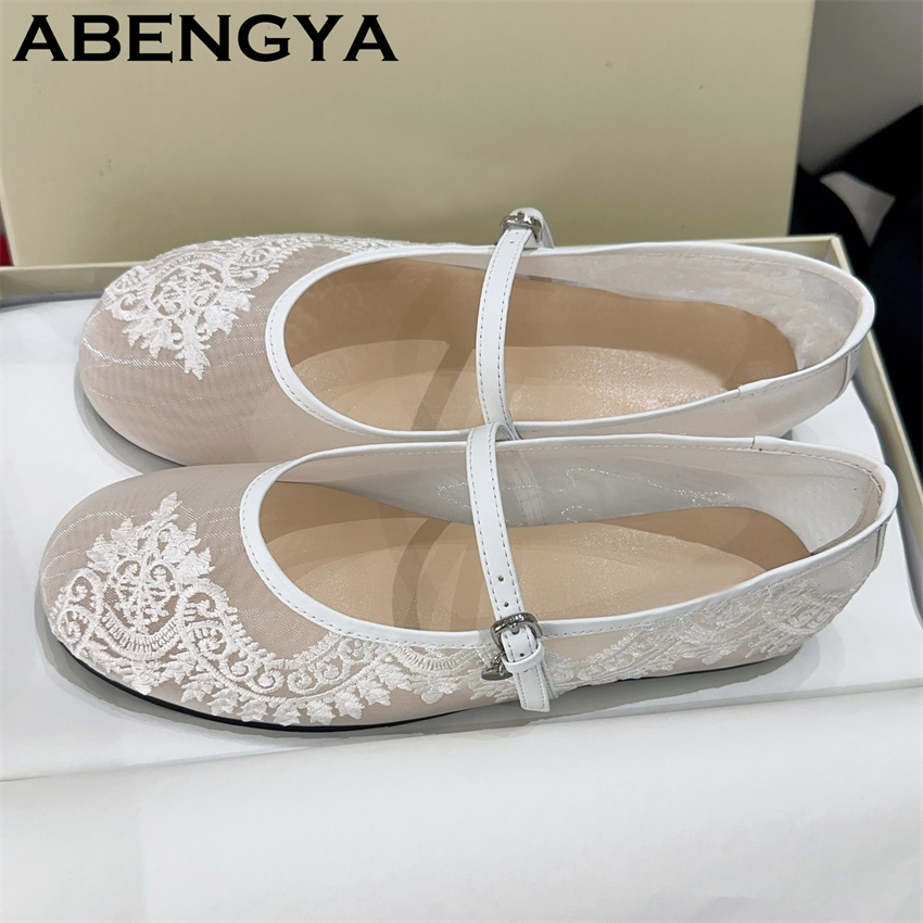Lace Embroidery Flat Shoes for - огляд і ціна Embroidery Lace