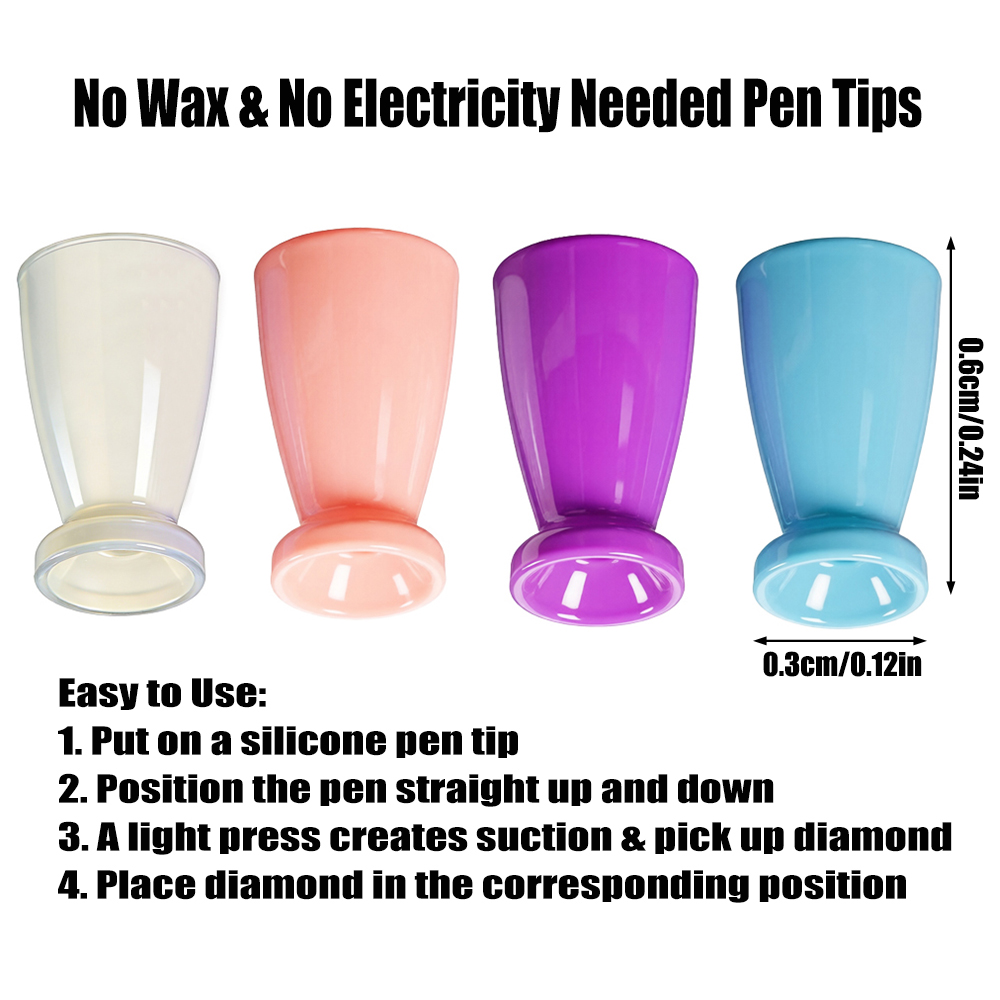 10PCS Mini Silicone Tips For D - огляд і ціна Embroidery Needle Pen