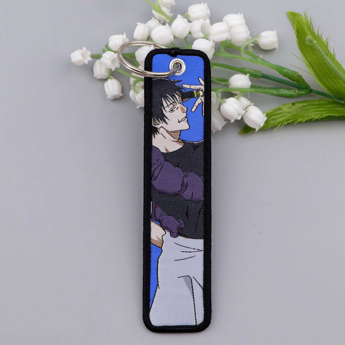 1PCS Japanese Anime Key Fobs H - огляд і ціна Embroidery Ring