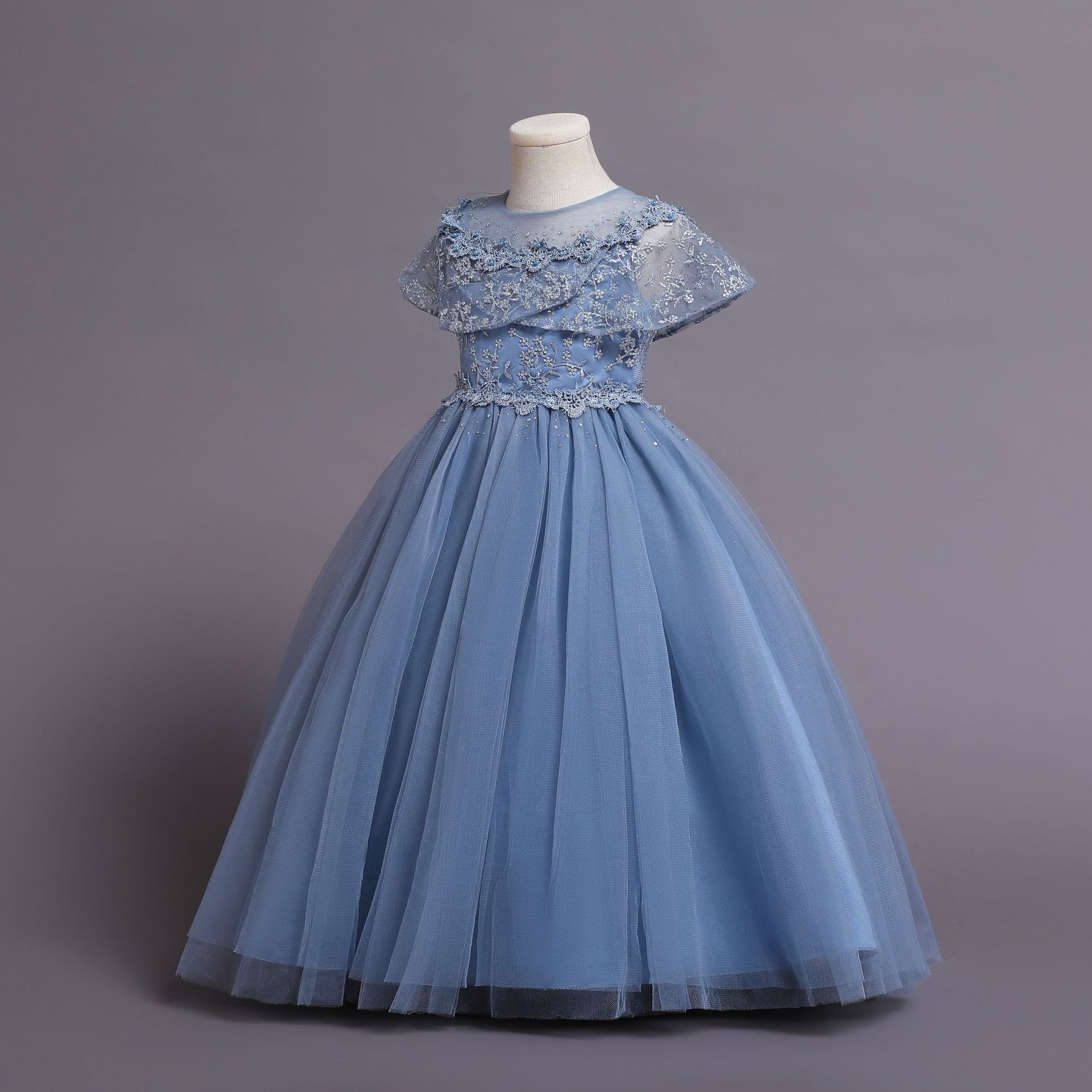 2025 Children's Dress Puffy Gi - огляд і ціна Embroidery Abaya