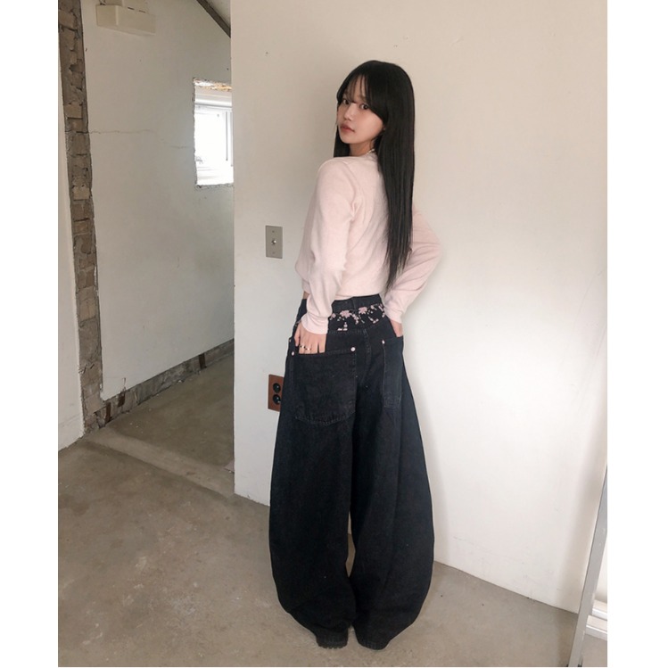 Spring 2026 High Waist Sakura  - огляд і ціна Embroidery Jeans Sakura