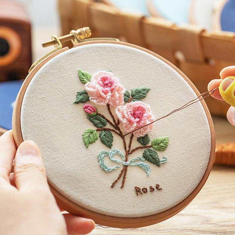 1pcs High Quality Beech Wood E - огляд і ціна Embroidery Ring