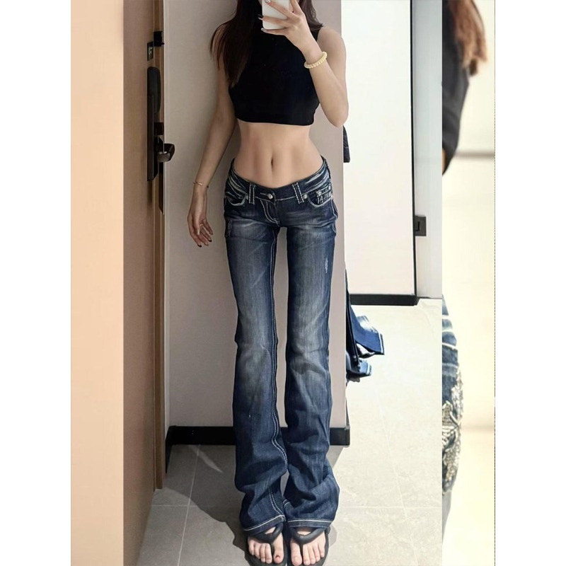 Women's Y2K Gothic Embroidery  - огляд і ціна Embroidery Jeans Sakura
