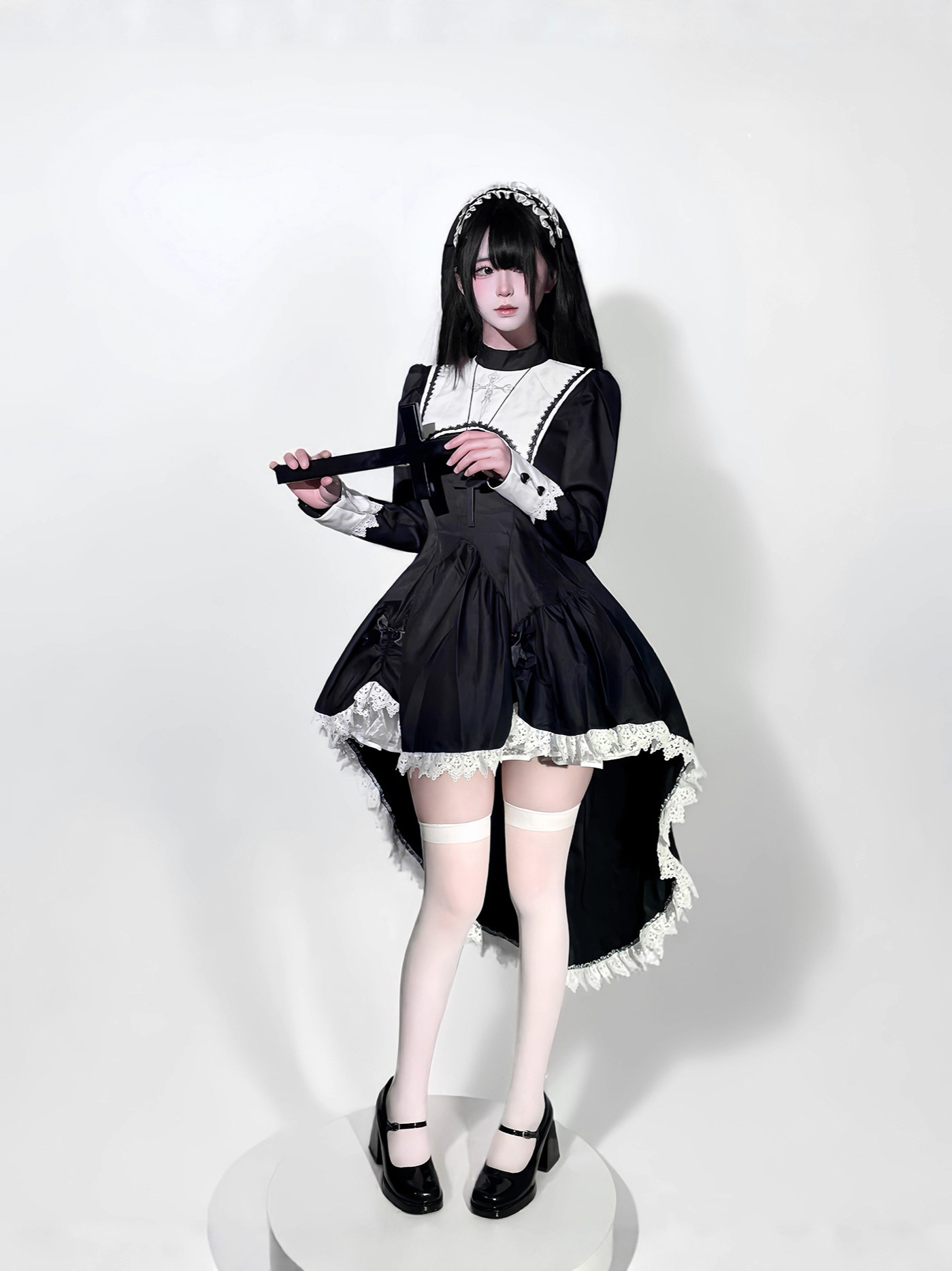 Gothic style dark embroidery c - огляд і ціна Embroidery Dress