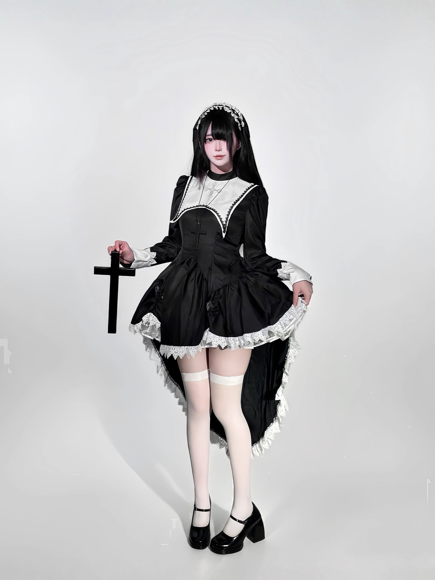 Gothic style dark embroidery c - огляд і ціна Embroidery Dress