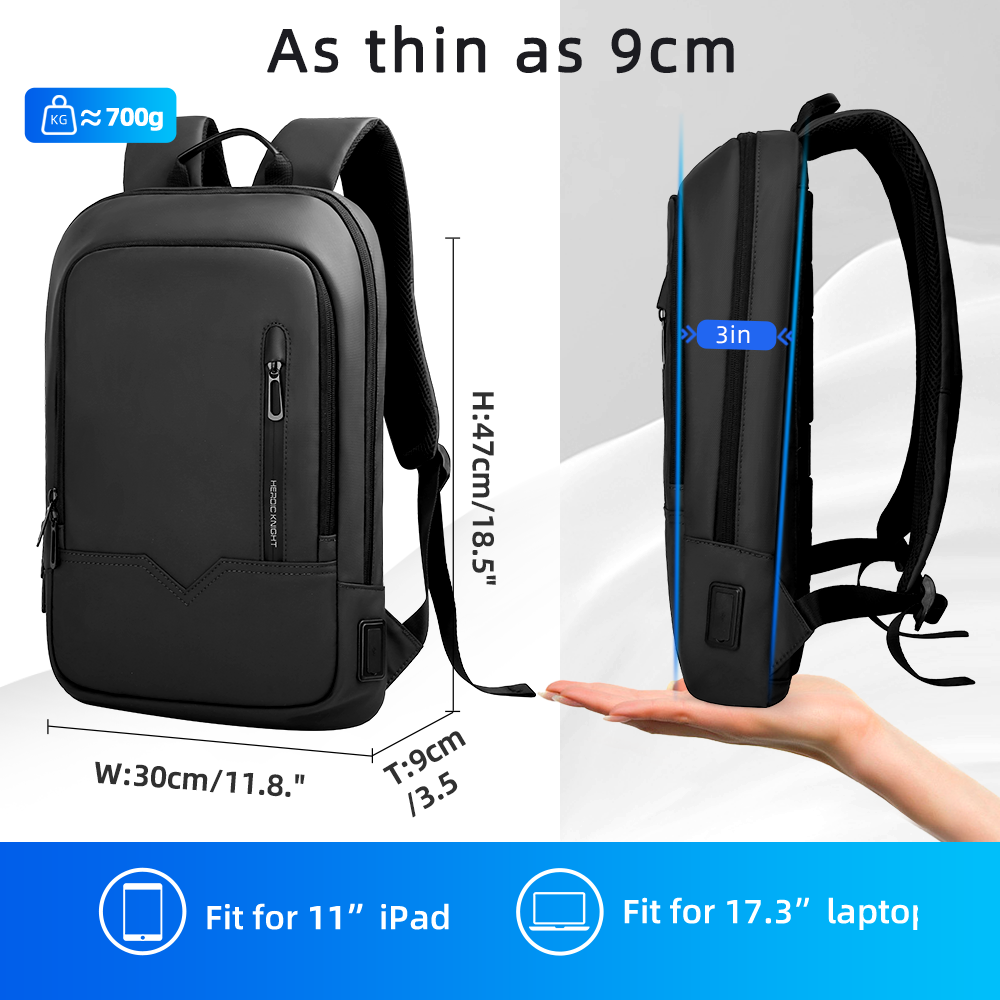 HK Slim Business Backpack for  - огляд і ціна Embroidery Job