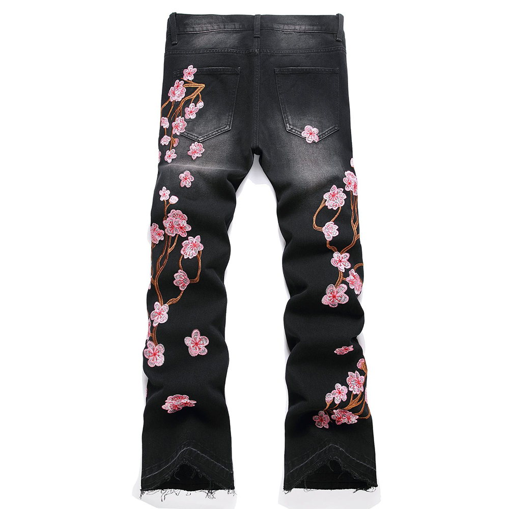 Men Sakura Embroidery Denim Je - огляд і ціна Embroidery Jeans Sakura