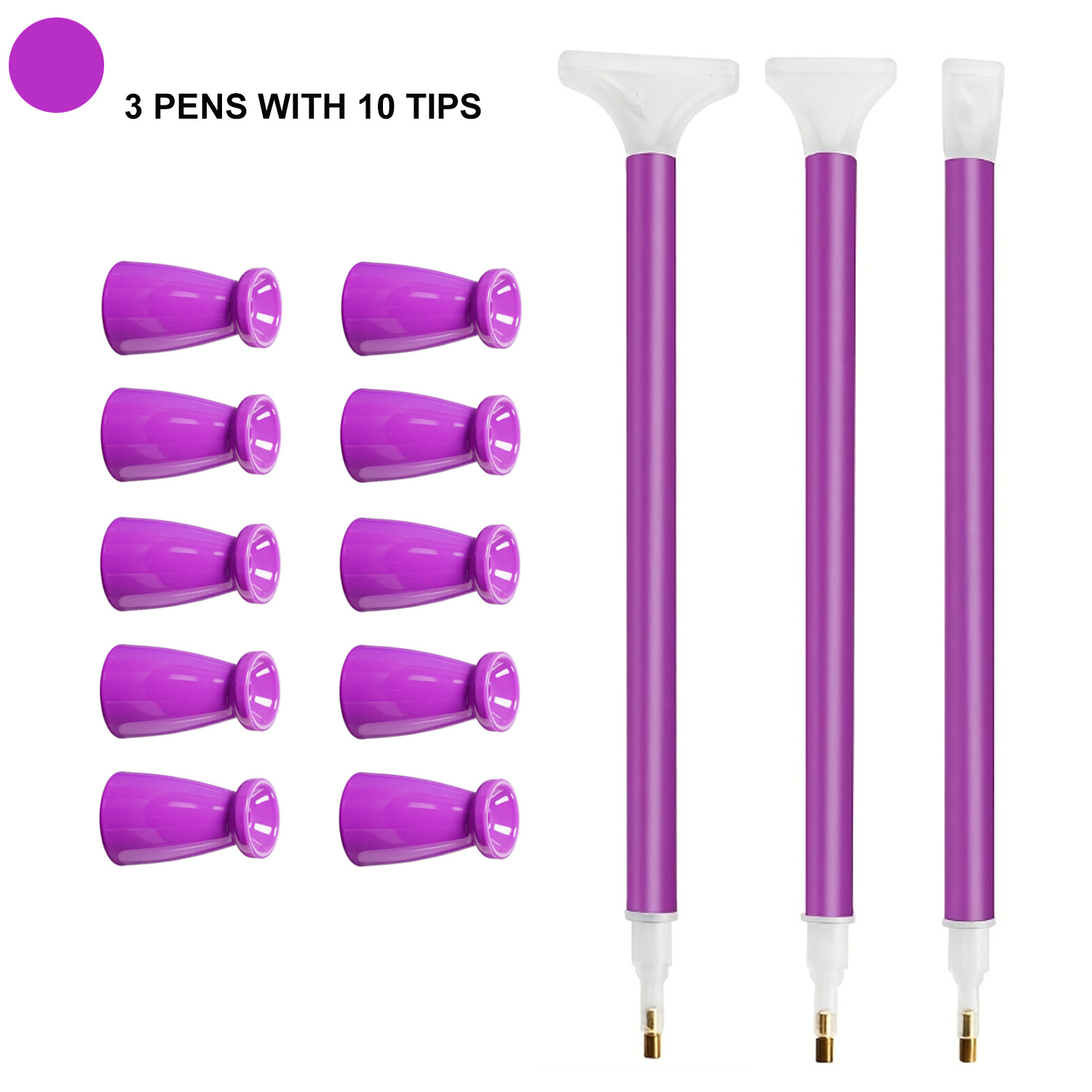 10 Silicone Tips & 3 Pens Diam - огляд і ціна Embroidery Needle Pen