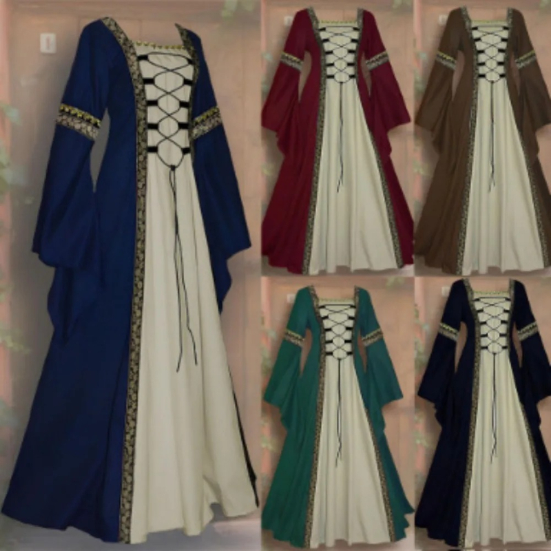 Vintage European Noble Costume - огляд і ціна Embroidery Dress