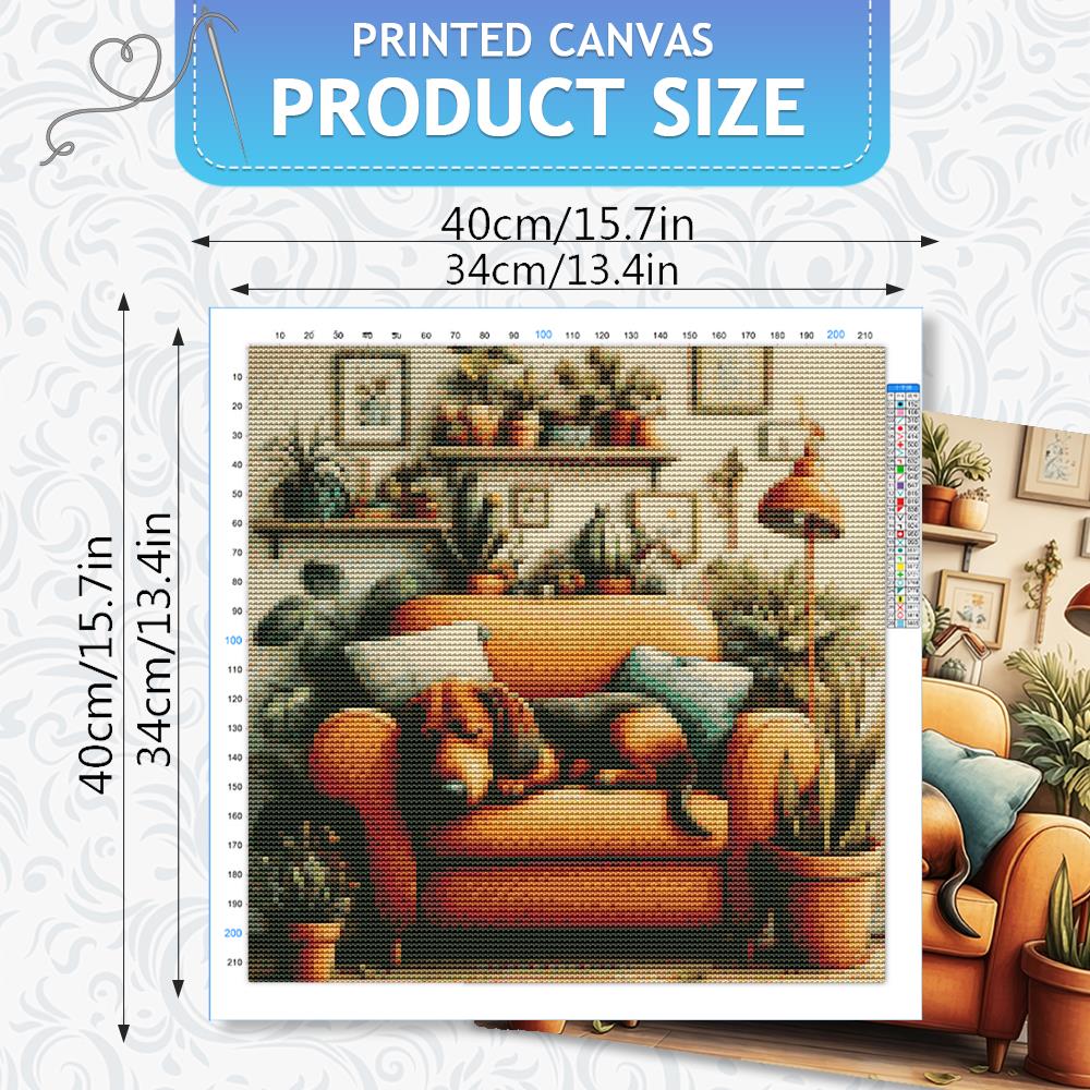 HUACAN Cross Stitch Kit Dog An - огляд і ціна Embroidery Job