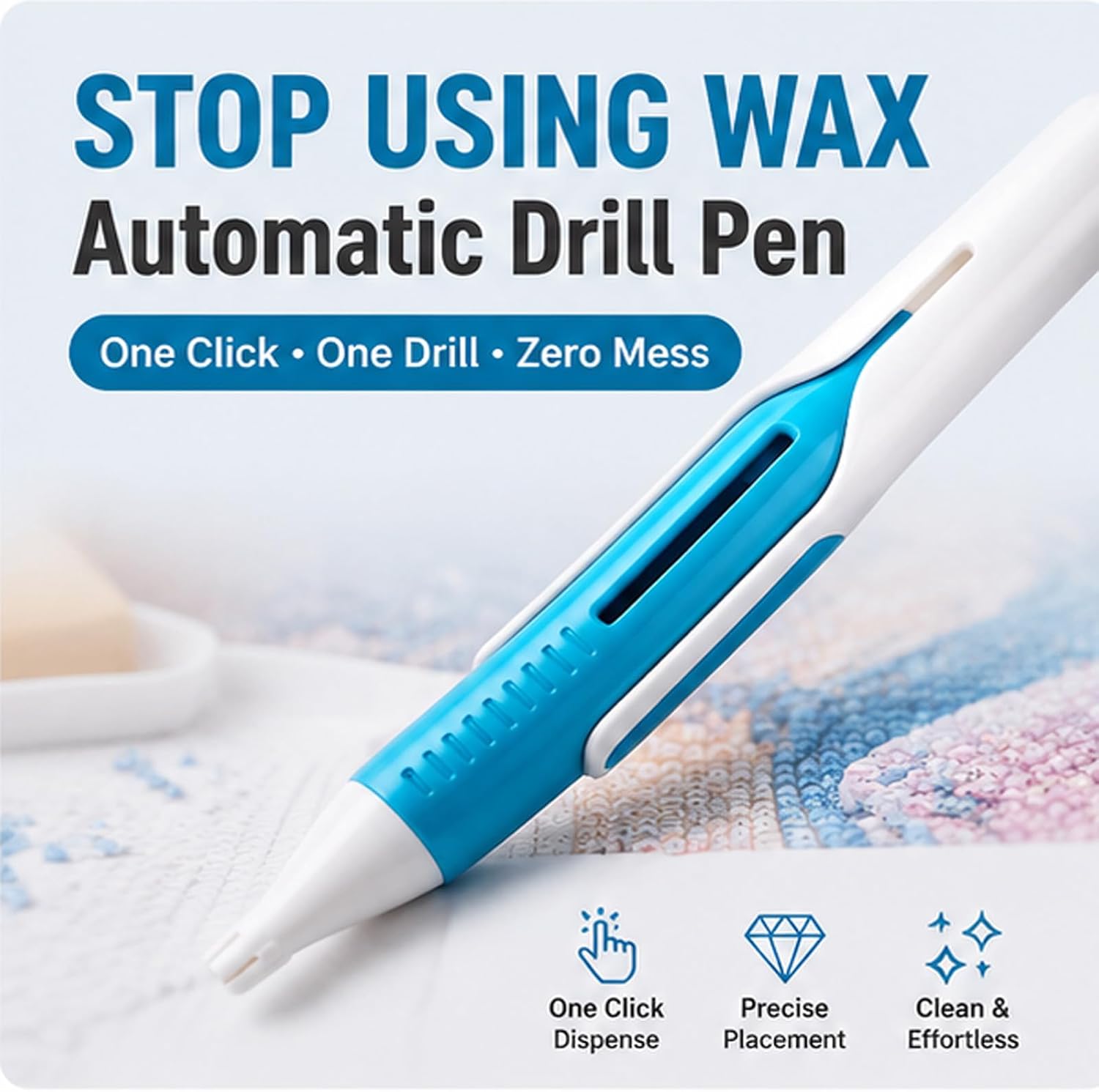 Automatic Diamond Painting Bea - огляд і ціна Embroidery Needle Pen