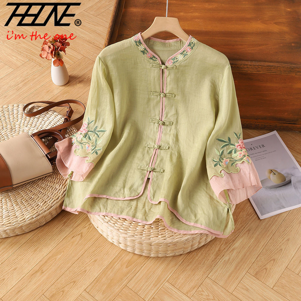 THHONE Embroidery Blouse Shirt - огляд і ціна Embroidery Baju