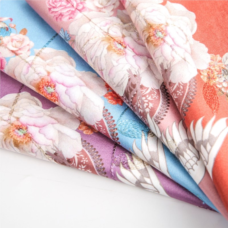 pearl embroidery velvet printe - огляд і ціна Velvet Fabric Embroidery