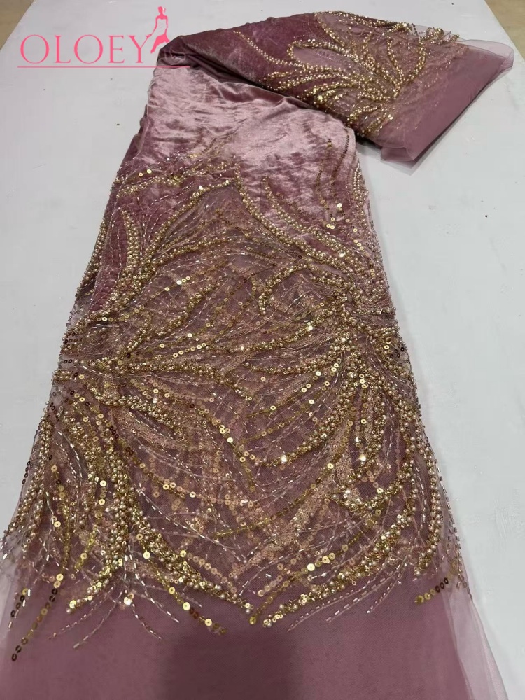 OLOEY  Luxury  Wedding Dress N - огляд і ціна Velvet Fabric Embroidery
