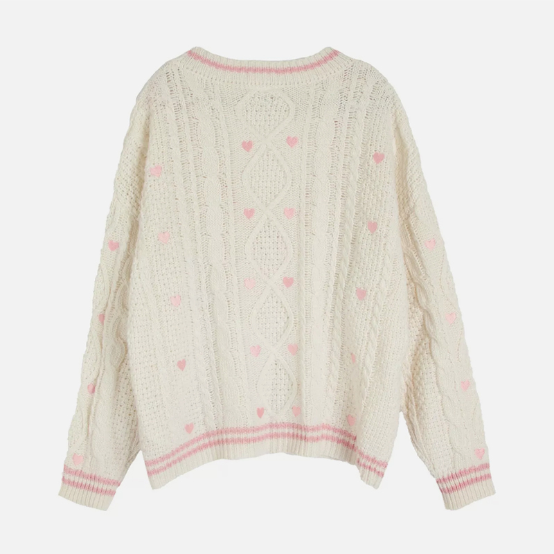 Lover Cardigan with Pink Heart - огляд і ціна Embroidery Lovers