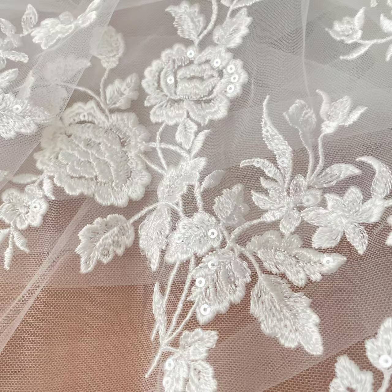 French Embroidered Lace Fabric - огляд і ціна Embroidery Abaya
