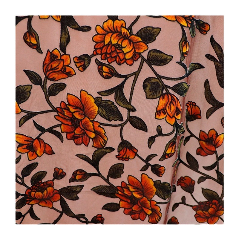 Woven Velvet Brocade Sticky Ve - огляд і ціна Velvet Fabric Embroidery