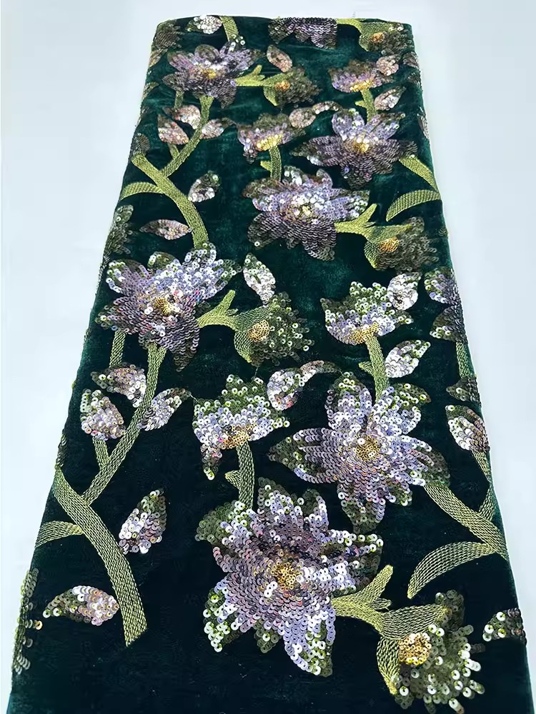1yard Retro velvet tela Handcr - огляд і ціна Velvet Fabric Embroidery